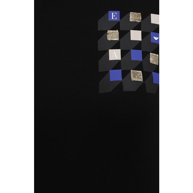 фото Хлопковая футболка emporio armani