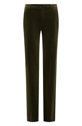 Женские вельветовые брюки SAINT LAURENT хаки цвета по цене 89950 руб., арт. 661321/Y107T | Фото 1 Женские вельветовые брюки SAINT LAURENT хаки цвета, арт. 661321/Y107T | Фото 1 (Материал внешний: Хлопок; Женское Кросс-КТ: Брюки-одежда; Силуэт Ж (брюки и джинсы): Прямые; Длина (брюки, джинсы): Стандартные, Удлиненные; Стили: Кэжуэл)