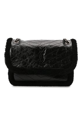 Женская сумка niki medium SAINT LAURENT черного цвета по цене 222000 руб., арт. 633187/0EN9D | Фото 1 Женская сумка niki medium SAINT LAURENT черного цвета, арт. 633187/0EN9D | Фото 1 (Материал: Натуральная кожа; Размер: medium; Сумки-технические: Сумки через плечо)