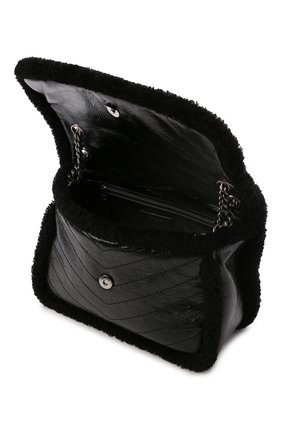 Женская сумка niki medium SAINT LAURENT черного цвета по цене 309500 руб., арт. 633187/0EN9D | Фото 5 Женская сумка niki medium SAINT LAURENT черного цвета, арт. 633187/0EN9D | Фото 5 (Сумки-технические: Сумки через плечо; Размер: medium; Материал: Натуральная кожа)