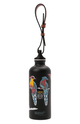 Женского бутылка loewe x paula's ibiza LOEWE черного цвета, арт. K000A20X03 | Фото 1 (Материал: Металл, Натуральная кожа)