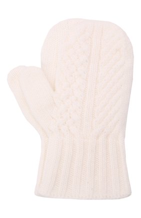 Детские кашемировые варежки GIORGETTI CASHMERE кремвого цвета по цене 7915 руб., арт. MB1824/8A | Фото 1 Детские кашемировые варежки GIORGETTI CASHMERE кремвого цвета, арт. MB1824/8A | Фото 1 (Материал: Шерсть, Кашемир)