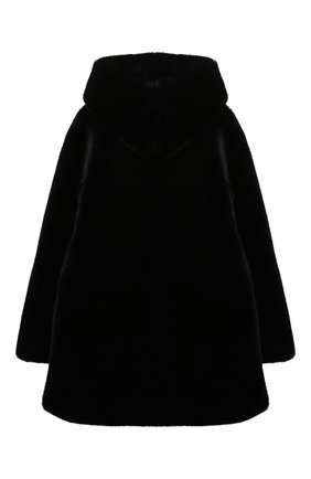 Детская шуба из эко-меха EMPORIO ARMANI черного цвета по цене 28150 руб., арт. 6K3L88/2NNUZ | Фото 2 Детская шуба из эко-меха EMPORIO ARMANI черного цвета, арт. 6K3L88/2NNUZ | Фото 2 (Материал подклада: Синтетический материал; Материал внешний: Синтетический материал; Рукава: Длинные; Кросс-КТ: Сезон: зима; Ростовка одежда: 10 - 11 лет | 140 - 146см, 13 - 15 лет | 158 см, 16 лет | 164 см, 4 года | 104 см, 5 лет | 110 см, 6 лет | 116 см, 7 лет | 122 см, 8 лет | 128 см)