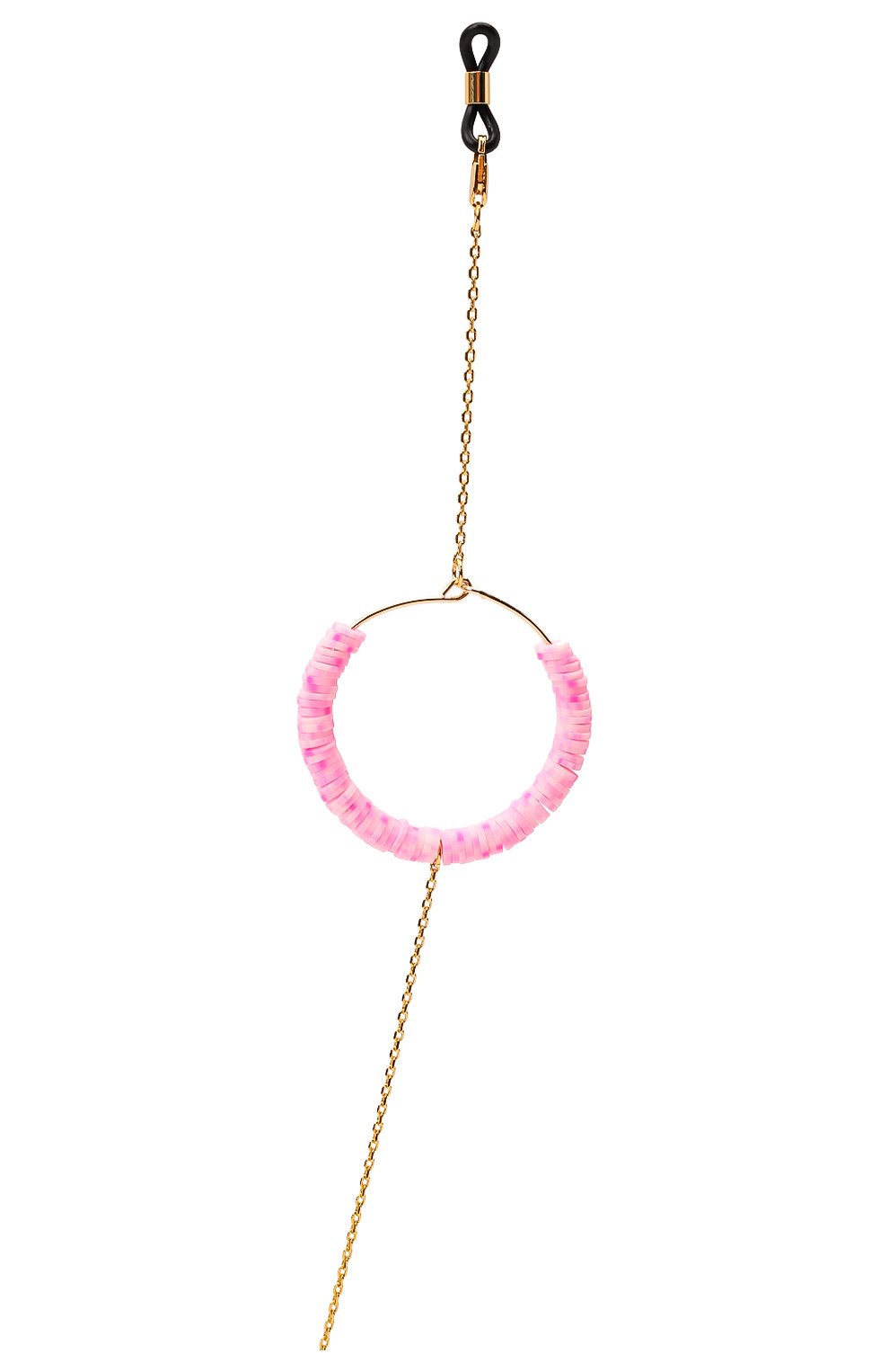 Женские цепочка для очков FRAME CHAIN розового цвета по цене 12700 руб., арт. CANDY P0P BABY PINK IN YELL0W G0LD | Фото 4 Женские цепочка для очков FRAME CHAIN розового цвета, арт. CANDY P0P BABY PINK IN YELL0W G0LD | Фото 4 (Тип очков: Цепочка; Оптика Гендер: оптика-женское)