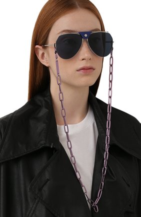 Женские цепочка для очков FRAME CHAIN фиолетового цвета по цене 18900 руб., арт. R0N LILAC | Фото 2 Женские цепочка для очков FRAME CHAIN фиолетового цвета, арт. R0N LILAC | Фото 2 (Тип очков: Цепочка; Оптика Гендер: оптика-женское)