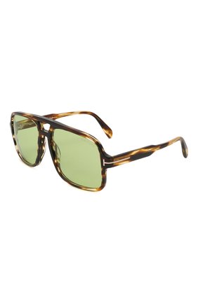 Мужские солнцезащитные очки TOM FORD коричневого цвета, арт. TF884 52N | Фото 1 (Тип очков: С/з; Кросс-КТ: С/з-мужское; Оптика Гендер: оптика-мужское)