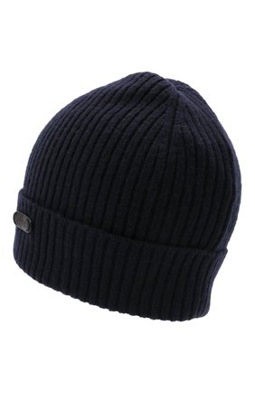 Мужская кашемировая шапка BRIONI темно-синего цвета, арт. 04M80L/01K23 | Фото 2 (Материал: Шерсть, Кашемир, Текстиль; Кросс-КТ: Трикотаж)