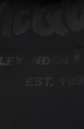 Мужская утепленная куртка ALEXANDER MCQUEEN черного цвета, арт. 662284/QRR67 | Фото 5 (Кросс-КТ: Куртка; Рукава: Длинные; Длина (верхняя одежда): До середины бедра; Материал внешний: Синтетический материал; Мужское Кросс-КТ: утепленные куртки; Стили: Спорт-шик; Материал подклада: Синтетический материал)