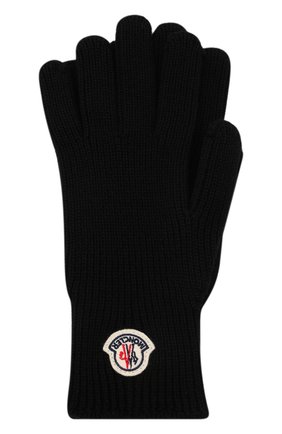 Мужские шерстяные перчатки MONCLER черного цвета по цене 16900 руб., арт. G2-091-3A000-03-A9342 | Фото 1 Мужские шерстяные перчатки MONCLER черного цвета, арт. G2-091-3A000-03-A9342 | Фото 1 (Материал: Шерсть; Кросс-КТ: Трикотаж)