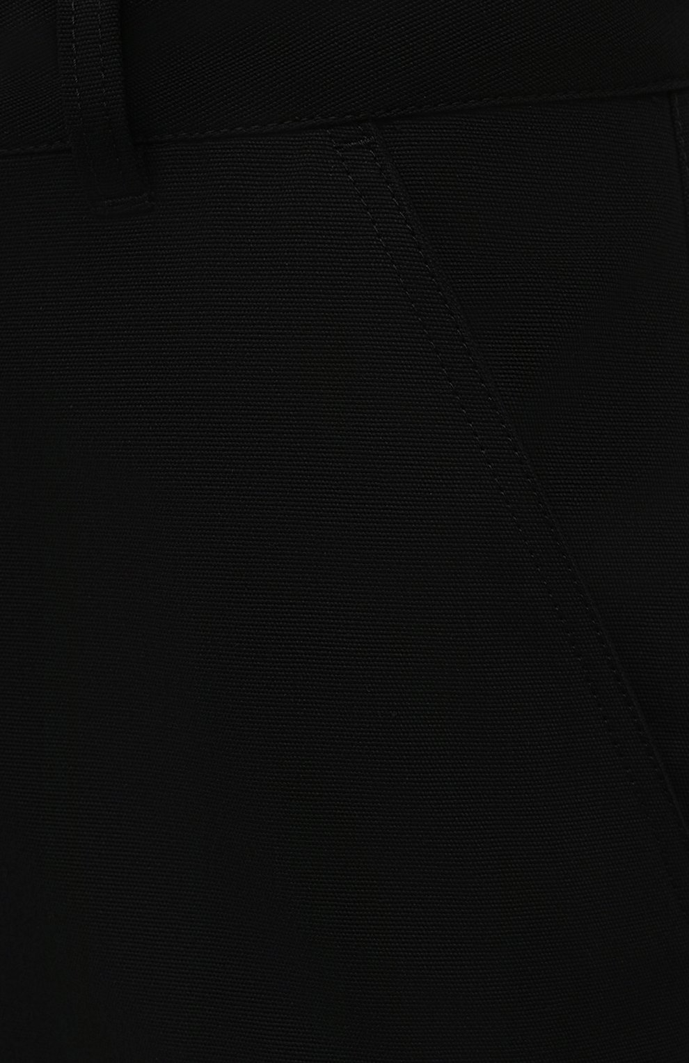 Мужские хлопковые брюки MONCLER черного цвета, арт. G2-091-2A000-11-595D0 | Фото 5 (Длина (брюки, джинсы): Стандартные; Случай: Повседневный; Материал внешний: Хлопок; Стили: Кэжуэл)