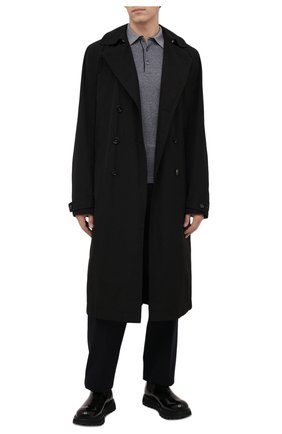 Мужское хлопковое поло ERMENEGILDO ZEGNA синего цвета по цене 39950 руб., арт. UV344/851 | Фото 2 Мужское хлопковое поло ERMENEGILDO ZEGNA синего цвета, арт. UV344/851 | Фото 2 (Материал внешний: Хлопок; Рукава: Длинные; Застежка: Пуговицы; Стили: Кэжуэл; Длина (для топов): Стандартные)