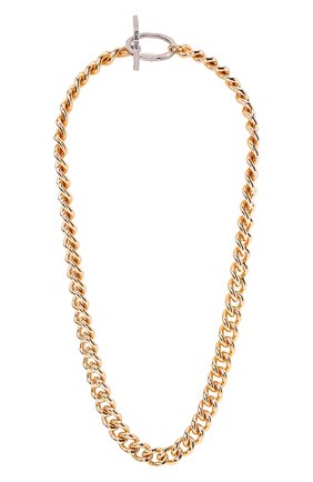 Женское колье FRAME CHAIN разноцветного цвета по цене 0 руб., арт. H00KY YELL0W AND WHITE G0LD | Фото 1 Женское колье FRAME CHAIN разноцветного цвета, арт. H00KY YELL0W AND WHITE G0LD | Фото 1 (Материал: Металл)
