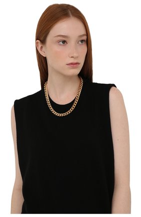 Женское колье FRAME CHAIN разноцветного цвета по цене 0 руб., арт. H00KY YELL0W AND WHITE G0LD | Фото 2 Женское колье FRAME CHAIN разноцветного цвета, арт. H00KY YELL0W AND WHITE G0LD | Фото 2 (Материал: Металл)