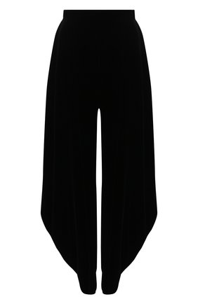 Женские брюки из вискозы и шелка GIORGIO ARMANI черного цвета по цене 212500 руб., арт. 1WHPP0JW/T01FD | Фото 1 Женские брюки из вискозы и шелка GIORGIO ARMANI черного цвета, арт. 1WHPP0JW/T01FD | Фото 1 (Материал внешний: Вискоза; Длина (брюки, джинсы): Стандартные; Стили: Гламурный; Женское Кросс-КТ: Брюки-одежда; Силуэт Ж (брюки и джинсы): Широкие)