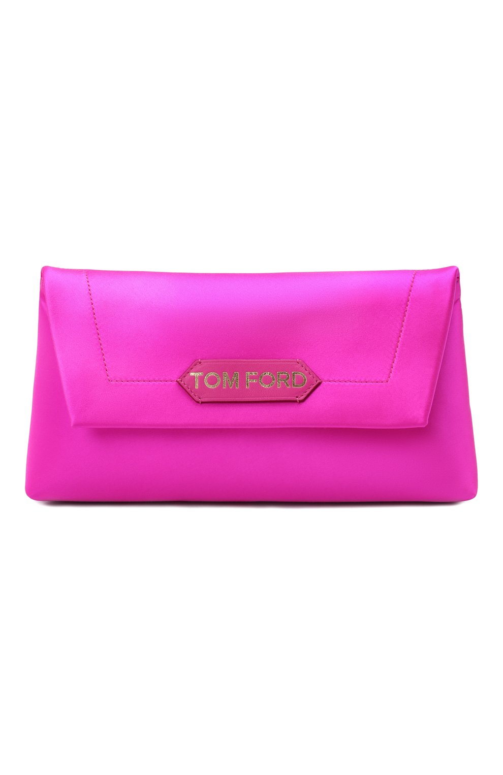 Женская сумка label small TOM FORD фуксия цвета, арт. L1504T-TSA005 | Фото 1 (Сумки-технические: Сумки top-handle; Материал: Текстиль; Размер: small)