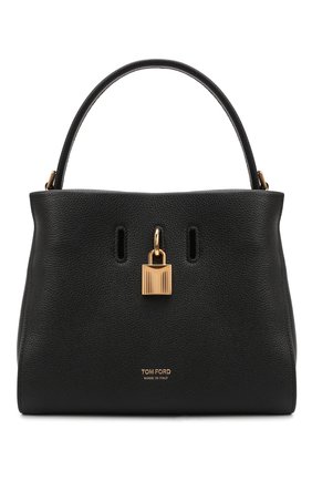 Женская сумка padlock TOM FORD черного цвета по цене 161000 руб., арт. L1486T-LCL095 | Фото 1 Женская сумка padlock TOM FORD черного цвета, арт. L1486T-LCL095 | Фото 1 (Материал: Натуральная кожа; Ремень/цепочка: На ремешке; Размер: small; Сумки-технические: Сумки top-handle)