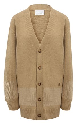 Женский кардиган BURBERRY бежевого цвета по цене 83900 руб., арт. 8045211 | Фото 1 Женский кардиган BURBERRY бежевого цвета, арт. 8045211 | Фото 1 (Материал внешний: Кашемир, Шерсть; Длина (для топов): Удлиненные; Рукава: Длинные; Стили: Кэжуэл; Женское Кросс-КТ: кардиган-трикотаж)