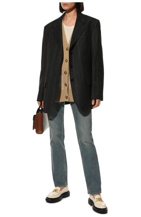 Женский кардиган BURBERRY бежевого цвета по цене 83900 руб., арт. 8045211 | Фото 2 Женский кардиган BURBERRY бежевого цвета, арт. 8045211 | Фото 2 (Материал внешний: Кашемир, Шерсть; Длина (для топов): Удлиненные; Рукава: Длинные; Стили: Кэжуэл; Женское Кросс-КТ: кардиган-трикотаж)
