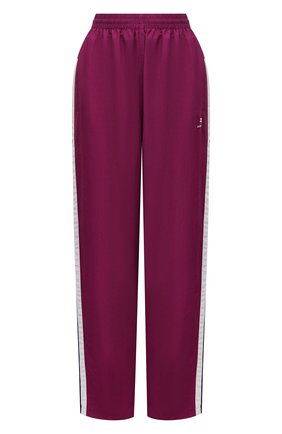 Женские брюки BALENCIAGA фуксия цвета по цене 82600 руб., арт. 675483/TK048 | Фото 1 Женские брюки BALENCIAGA фуксия цвета, арт. 675483/TK048 | Фото 1 (Материал подклада: Хлопок, Вискоза; Длина (брюки, джинсы): Удлиненные; Материал внешний: Синтетический материал; Стили: Спорт-шик; Женское Кросс-КТ: Брюки-одежда; Силуэт Ж (брюки и джинсы): Широкие)