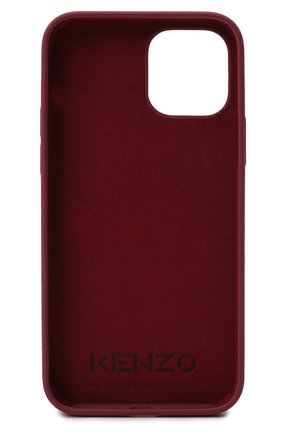 Чехол для iphone 12/12 pro KENZO бордового цвета по цене 4900 руб., арт. FB6C0KXIITI0 | Фото 2 Чехол для iphone 12/12 pro KENZO бордового цвета, арт. FB6C0KXIITI0 | Фото 2