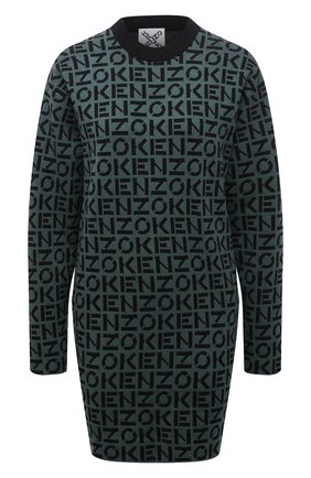 Женское платье KENZO хаки цвета по цене 29750 руб., арт. FB62R06363SC | Фото 1 Женское платье KENZO хаки цвета, арт. FB62R06363SC | Фото 1 (Рукава: Длинные; Материал внешний: Хлопок, Синтетический материал; Длина Ж (юбки, платья, шорты): Мини; Стили: Кэжуэл; Случай: Повседневный; Женское Кросс-КТ: Платье-одежда)