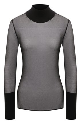 Женская шелковая водолазка TOM FORD черного цвета по цене 106500 руб., арт. MAK1084-YAX308 | Фото 1 Женская шелковая водолазка TOM FORD черного цвета, арт. MAK1084-YAX308 | Фото 1 (Длина (для топов): Стандартные; Рукава: Длинные; Материал внешний: Шелк; Стили: Гламурный; Женское Кросс-КТ: Водолазка-одежда)