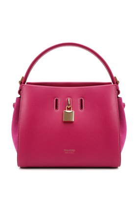 Женская сумка padlock small TOM FORD розового цвета по цене 169500 руб., арт. L1486T-LCL201 | Фото 1 Женская сумка padlock small TOM FORD розового цвета, арт. L1486T-LCL201 | Фото 1 (Размер: small; Ремень/цепочка: На ремешке; Материал: Натуральная кожа; Сумки-технические: Сумки top-handle)