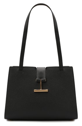 Женская сумка tara medium TOM FORD черного цвета, арт. L1342T-LCL095 | Фото 1 (Размер: medium; Материал: Натуральная кожа; Сумки-технические: Сумки top-handle)