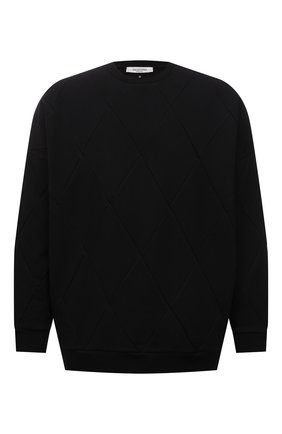 Мужской кашемировый свитшот VALENTINO черного цвета по цене 123000 руб., арт. WV0MF20K7TL | Фото 1 Мужской кашемировый свитшот VALENTINO черного цвета, арт. WV0MF20K7TL | Фото 1 (Рукава: Длинные; Материал внешний: Кашемир, Шерсть; Длина (для топов): Стандартные; Мужское Кросс-КТ: свитшот-одежда; Принт: Без принта; Стили: Минимализм)