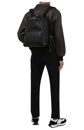 Мужской кожаный рюкзак BERLUTI черного цвета, арт. M224719 | Фото 2 (Материал: Натуральная кожа, Текстиль; Ремень/цепочка: На ремешке; Размер: large; Стили: Классический)