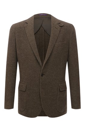 Мужской пиджак из кашемира и шерсти RALPH LAUREN темно-зеленого цвета по цене 170000 руб., арт. 798852106 | Фото 1 Мужской пиджак из кашемира и шерсти RALPH LAUREN темно-зеленого цвета, арт. 798852106 | Фото 1 (Материал внешний: Шерсть, Кашемир; Длина (для топов): Стандартные; Материал подклада: Купро; Рукава: Длинные; 1-2-бортные: Однобортные; Случай: Повседневный; Стили: Кэжуэл; Пиджаки М: Приталенный)