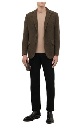 Мужской пиджак из кашемира и шерсти RALPH LAUREN темно-зеленого цвета по цене 170000 руб., арт. 798852106 | Фото 2 Мужской пиджак из кашемира и шерсти RALPH LAUREN темно-зеленого цвета, арт. 798852106 | Фото 2 (Материал внешний: Шерсть, Кашемир; Длина (для топов): Стандартные; Материал подклада: Купро; Рукава: Длинные; 1-2-бортные: Однобортные; Случай: Повседневный; Стили: Кэжуэл; Пиджаки М: Приталенный)