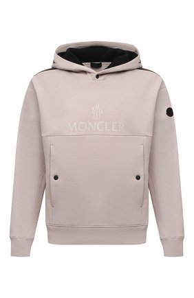 Мужской хлопковое худи MONCLER светло-розового цвета по цене 53400 руб., арт. G2-091-8G000-25-899FL | Фото 1 Мужской хлопковое худи MONCLER светло-розового цвета, арт. G2-091-8G000-25-899FL | Фото 1 (Материал внешний: Хлопок; Рукава: Длинные; Длина (для топов): Стандартные; Мужское Кросс-КТ: Худи-одежда; Принт: С принтом; Стили: Спорт-шик)