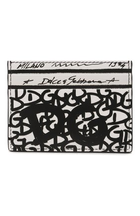 Мужской кожаный футляр для кредитных карт DOLCE & GABBANA белого цвета по цене 13450 руб., арт. BP0330/AQ276 | Фото 1 Мужской кожаный футляр для кредитных карт DOLCE & GABBANA белого цвета, арт. BP0330/AQ276 | Фото 1