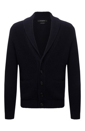 Мужской кашемировый кардиган ERMENEGILDO ZEGNA темно-синего цвета по цене 187500 руб., арт. UYK55/155 | Фото 1 Мужской кашемировый кардиган ERMENEGILDO ZEGNA темно-синего цвета, арт. UYK55/155 | Фото 1 (Материал внешний: Шерсть, Кашемир; Длина (для топов): Стандартные; Рукава: Длинные; Мужское Кросс-КТ: Кардиган-одежда; Стили: Кэжуэл)