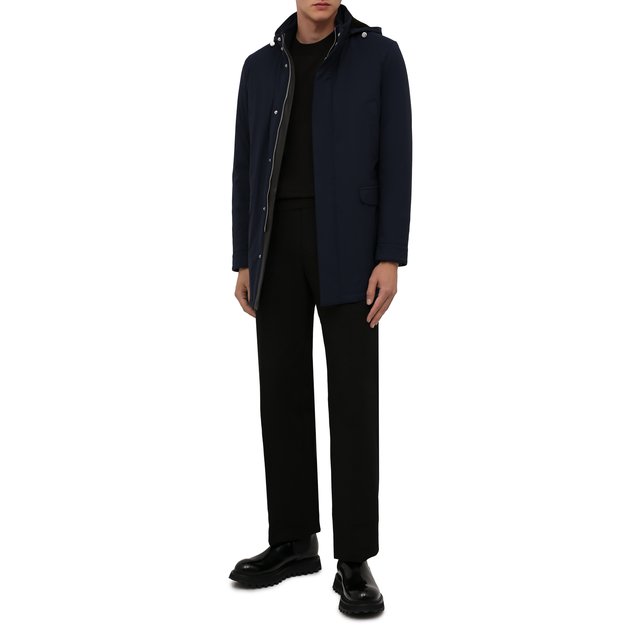 фото Куртка с меховой отделкой andrea campagna