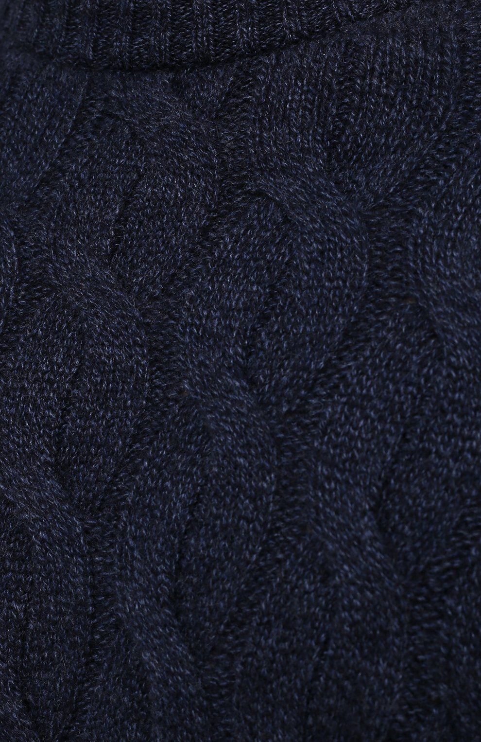 Мужской кашемировый свитер ANDREA CAMPAGNA темно-синего цвета, арт. WU22-9321-F100 | Фото 5 (Материал внешний: Шерсть, Кашемир; Рукава: Длинные; Принт: Без принта; Длина (для топов): Стандартные; Мужское Кросс-КТ: Свитер-одежда; Стили: Кэжуэл)