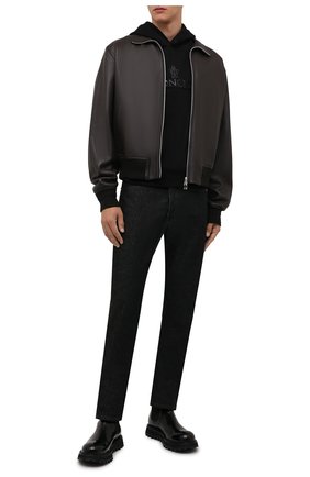 Мужской хлопковое худи MONCLER черного цвета по цене 53400 руб., арт. G2-091-8G000-25-899FL | Фото 2 Мужской хлопковое худи MONCLER черного цвета, арт. G2-091-8G000-25-899FL | Фото 2 (Материал внешний: Хлопок; Мужское Кросс-КТ: Худи-одежда; Стили: Спорт-шик; Принт: С принтом; Рукава: Длинные; Длина (для топов): Стандартные)
