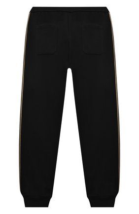 Детские хлопковые джоггеры BALMAIN черного цвета по цене 31700 руб., арт. 6P6797 | Фото 2 Детские хлопковые джоггеры BALMAIN черного цвета, арт. 6P6797 | Фото 2 (Материал внешний: Хлопок; Девочки Кросс-КТ: Джоггеры-одежда; Ростовка одежда: 10 - 11 лет | 140 - 146см, 12 лет | 152 см, 13 - 15 лет | 158 см, 16 лет | 164 см, 8 лет | 128 см)