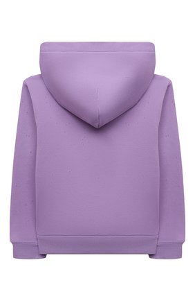 Детский хлопковое худи NATASHA ZINKO фиолетового цвета по цене 29950 руб., арт. FW21MNZ505-70/3-8 | Фото 2 Детский хлопковое худи NATASHA ZINKO фиолетового цвета, арт. FW21MNZ505-70/3-8 | Фото 2 (Рукава: Длинные; Материал внешний: Синтетический материал, Хлопок; Девочки Кросс-КТ: Худи-одежда; Ростовка одежда: 4 года | 104 см, 6 лет | 116 см, 8 лет | 128 см)