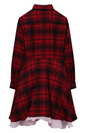 Детское хлопковое платье NATASHA ZINKO красного цвета по цене 27400 руб., арт. FW21MNZ107-109/10-14 | Фото 2 Детское хлопковое платье NATASHA ZINKO красного цвета, арт. FW21MNZ107-109/10-14 | Фото 2 (Материал подклада: Синтетический материал; Материал внешний: Хлопок; Рукава: Длинные; Девочки Кросс-КТ: Платье-одежда; Случай: Повседневный; Ростовка одежда: 10 - 11 лет | 140 - 146см, 12 лет | 152 см, 13 - 15 лет | 158 см)
