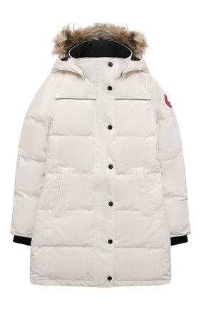Детского пуховая парка juniper CANADA GOOSE белого цвета по цене 66100 руб., арт. 4598Y | Фото 1 Детского пуховая парка juniper CANADA GOOSE белого цвета, арт. 4598Y | Фото 1 (Материал внешний: Синтетический материал; Материал утеплителя: Пух и перо; Материал подклада: Синтетический материал; Мальчики Кросс-КТ: парка-верхняя одежда; Рукава: Длинные; Кросс-КТ: Сезон: зима; Ростовка одежда: 13 - 15 лет | 158 см, 10 - 11 лет | 140 - 146см, 8 лет | 128 см, 6 лет | 116 см)