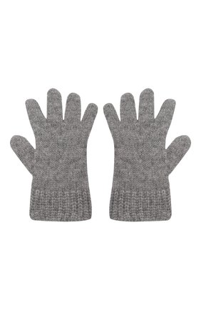 Детские кашемировые перчатки GIORGETTI CASHMERE темно-серого цвета по цене 5995 руб., арт. MB1698/RASATI/4A | Фото 2 Детские кашемировые перчатки GIORGETTI CASHMERE темно-серого цвета, арт. MB1698/RASATI/4A | Фото 2 (Материал: Шерсть, Кашемир, Текстиль)
