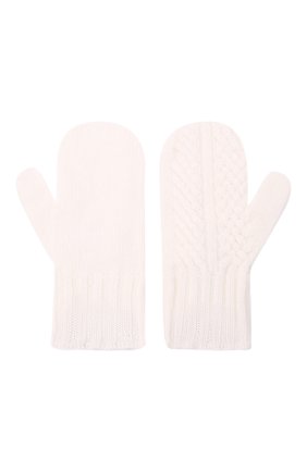 Детские кашемировые варежки GIORGETTI CASHMERE кремвого цвета по цене 8595 руб., арт. MB1824/12A | Фото 2 Детские кашемировые варежки GIORGETTI CASHMERE кремвого цвета, арт. MB1824/12A | Фото 2 (Материал: Шерсть, Кашемир)