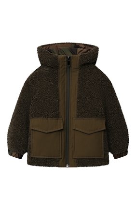Детского куртка IL GUFO хаки цвета по цене 29300 руб., арт. A21GM357PE015/5A-8A | Фото 1 Детского куртка IL GUFO хаки цвета, арт. A21GM357PE015/5A-8A | Фото 1 (Материал подклада: Синтетический материал; Рукава: Длинные; Материал внешний: Синтетический материал; Кросс-КТ: комбинированные, Сезон: демисезон; Ростовка одежда: 4 года | 104 см, 5 лет | 110 см, 7 лет | 122 см)