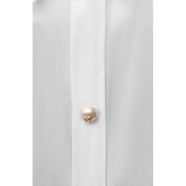 Хлопковая блузка Dolce & Gabbana L55S28/FU5NK/8-14 Фото 3
