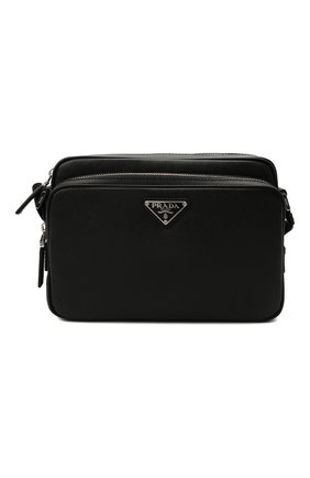 Мужская кожаная сумка PRADA черного цвета по цене 0 руб., арт. 2VH138-9Z2-F0002-OOO | Фото 1 Мужская кожаная сумка PRADA черного цвета, арт. 2VH138-9Z2-F0002-OOO | Фото 1 (Материал: Натуральная кожа; Ремень/цепочка: На ремешке; Размер: small)