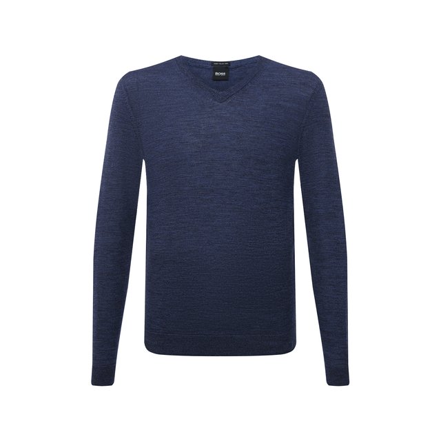 Шерстяной пуловер BOSS 50378576, цвет разноцветный, размер 46 - фото 1