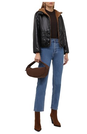 Женский двусторонняя куртка adoxe MONCLER бежевого цвета по цене 106200 руб., арт. G2-093-1A000-43-68950 | Фото 2 Женский двусторонняя куртка adoxe MONCLER бежевого цвета, арт. G2-093-1A000-43-68950 | Фото 2 (Материал внешний: Синтетический материал; Рукава: Длинные; Длина (верхняя одежда): Короткие; Материал подклада: Синтетический материал; Стили: Спорт-шик; Кросс-КТ: Пуховик)