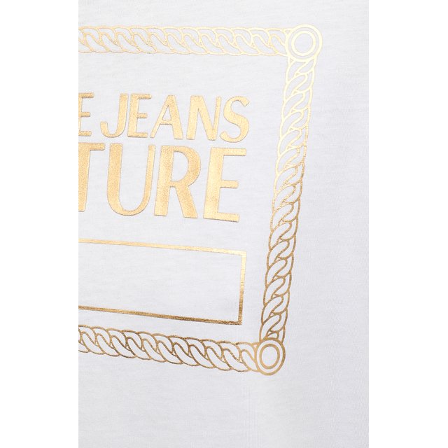 фото Хлопковая футболка versace jeans couture